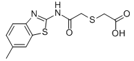 [(6-Methyl-benzothiazol-2-ylcarbamoyl)-methylsulfanyl]-acetic acid